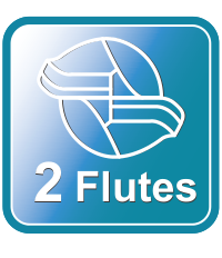EBS: 2 cutting flutes