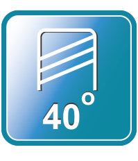 ERMA: helix angle 40 degrees