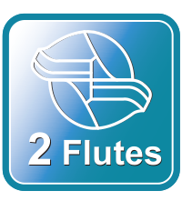 GB GBH GBI GBJ: 2 cutting flutes