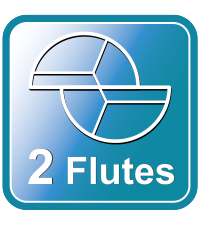DP: 2 cutting flutes