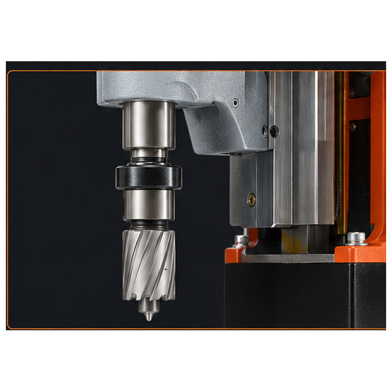 AXD8880 magnetic drill output spindle detail