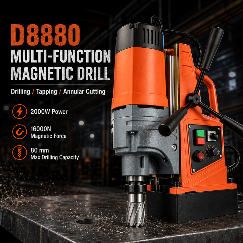 AXD8880 magnetic drill with tapping function