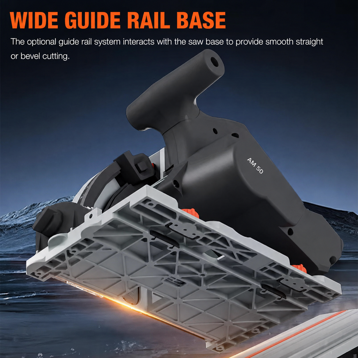 AM-50 Brushless Track Saw interface detail