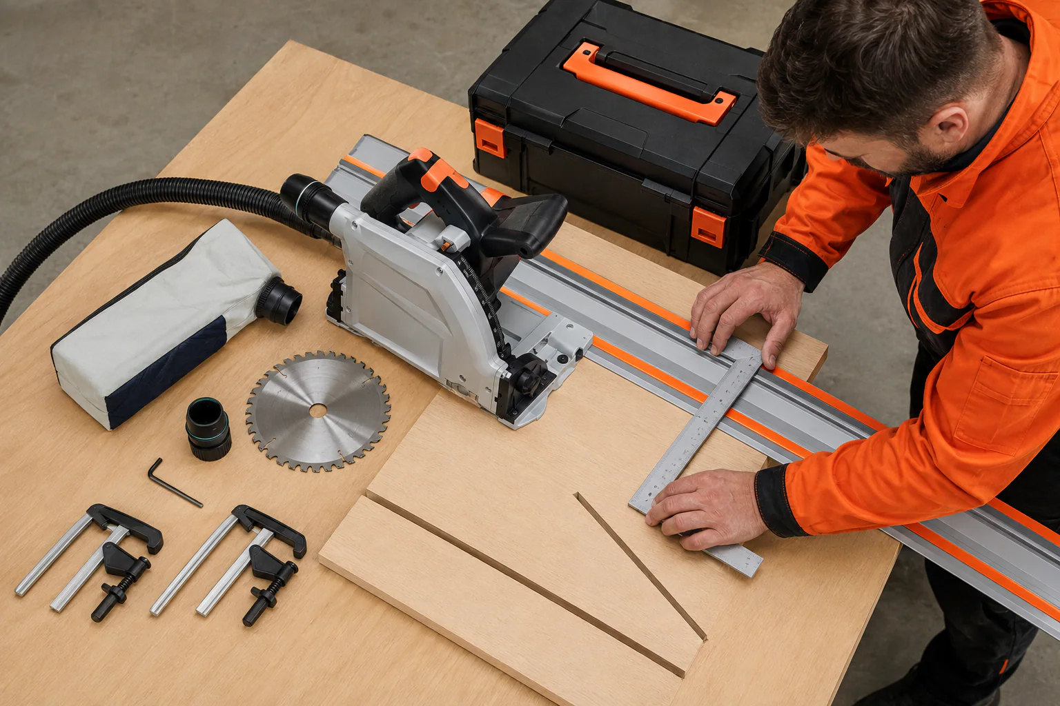 track saw comparisons: Compare working structures