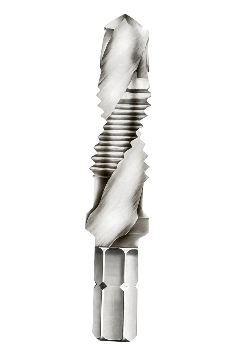 Compact HSS Hex Shank Drill Tap — supplied product view