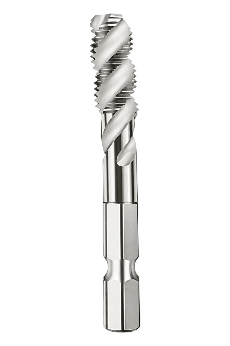 HSS 1/4 Inch Hex Shank Spiral Flute Tap — additional product appearance