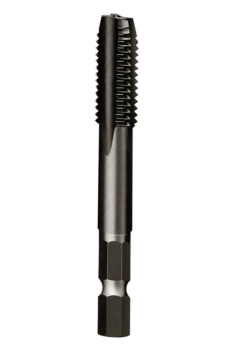 HSS 1/4 Inch Hex Shank Straight Flute Tap — additional product appearance