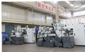 Tool-processing equipment area in the threading-tool workshop