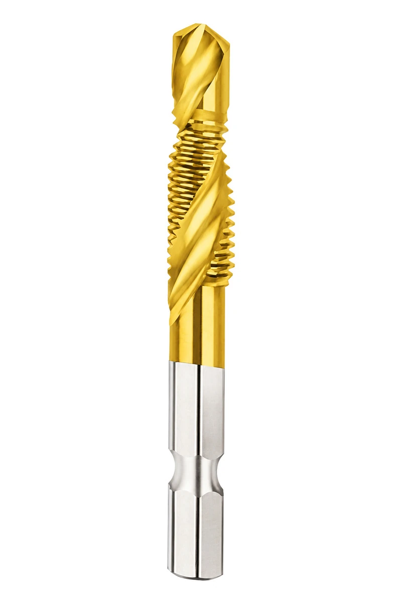 Broca macho combinada HSS hexagonal, serie larga — vista del producto 2