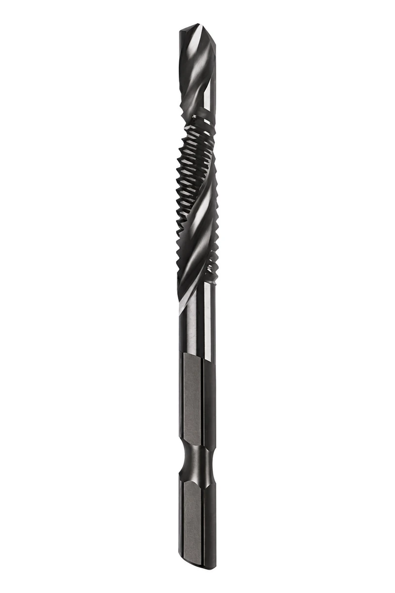 Broca macho combinada HSS hexagonal, serie larga — vista del producto 3