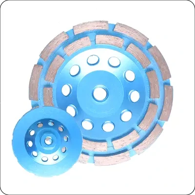 Copas con dos filas concéntricas de segmentos