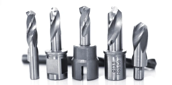 Rail twist drill tooling with different shank and holder configurations